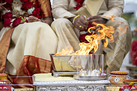 Learn about fire at a Indian wedding ceremony. 