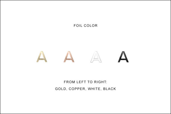 A to z letter earrings in gold, silver and rose gold.